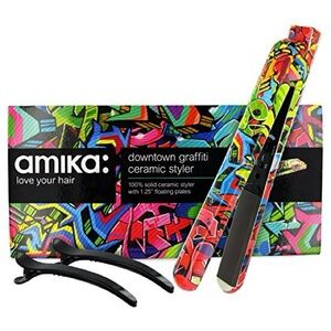 Amika Ceramic Styler Hair Straightener - Graffiti
